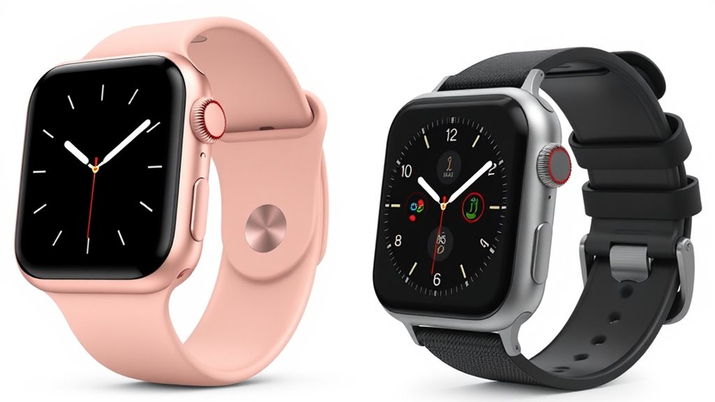 różnice w rozmiarze i jasności ekranu