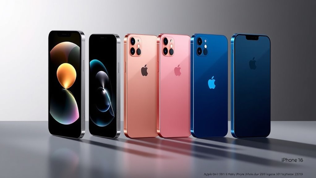 opcje kolorów iphone'a 16