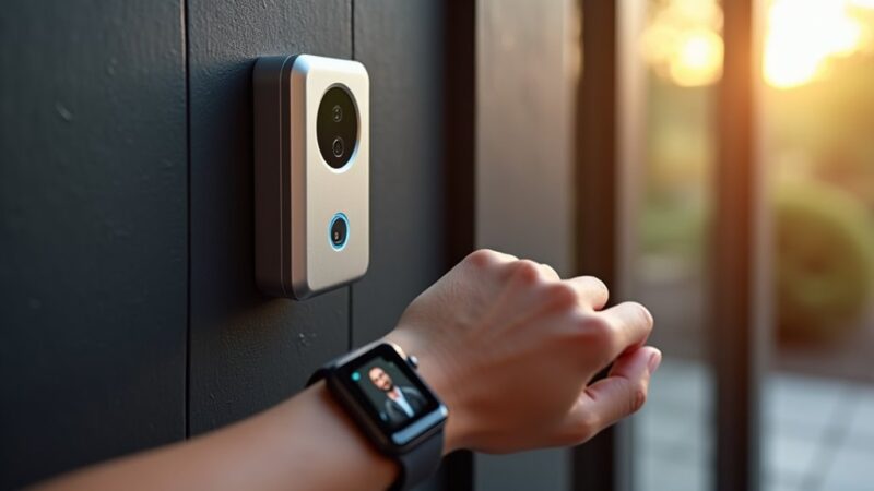 Wideodomofon z obsługą Apple Watch – Kto dzwoni?