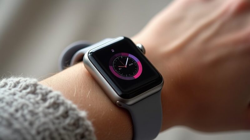 Śledzenie cyklu na Apple Watch