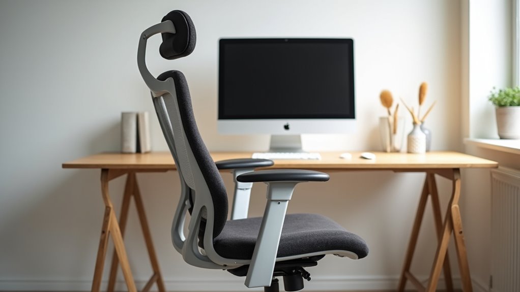 krzesło ergonomiczne z regulacją lędźwiową