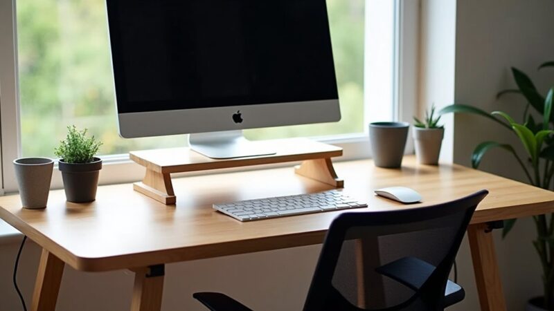 Jak urządzić ergonomiczne stanowisko pracy z komputerem iMac?