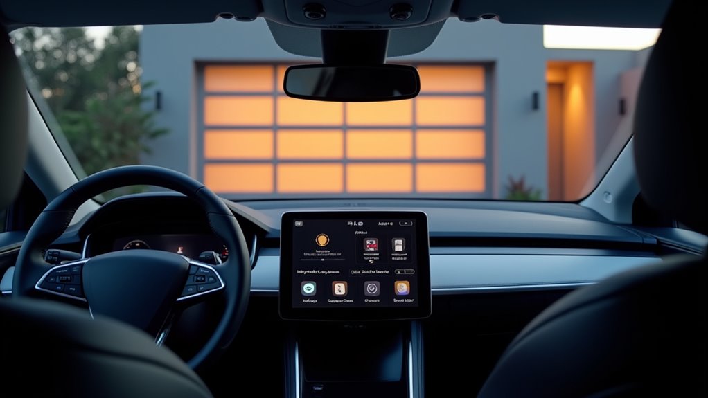 skróty dostępu do garażu zintegrowane z CarPlay i Siri
