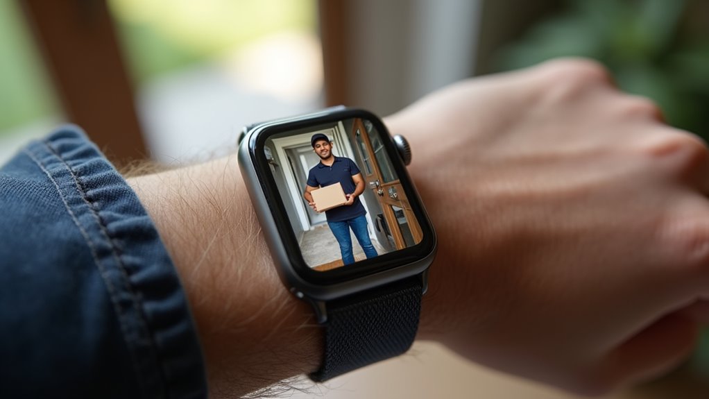 miniatura twarzy gościa w wysokiej rozdzielczości na Apple Watch