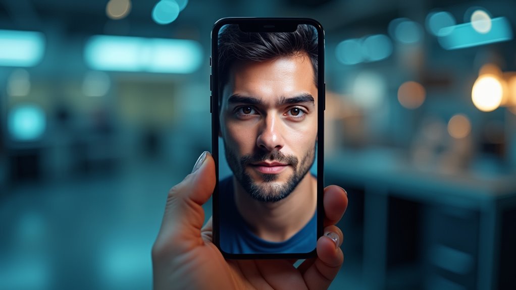 ekran o wysokiej rozdzielczości czasami oszukuje face id