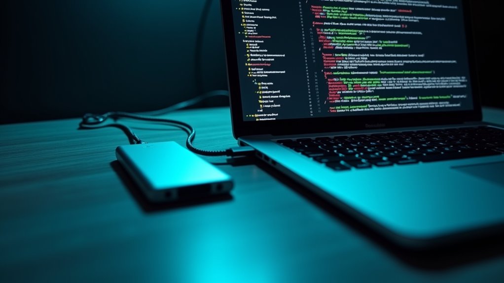 zamontuj dysk zewnętrzny za pomocą poleceń terminala