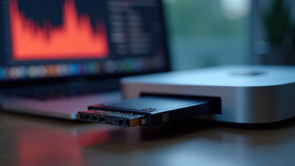 stabilność prędkości dysków SSD w poszczególnych generacjach Maca mini