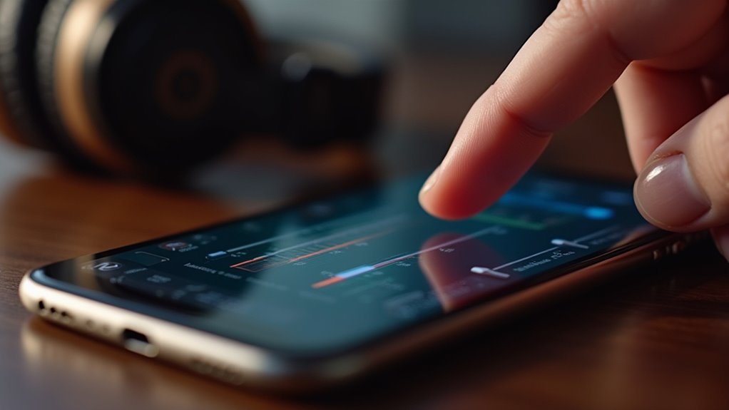 systemowe sterowanie korektorem dźwięku w systemie iOS